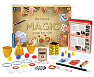 Thames & Kosmos , 698232 , Magic: Gold Edition , 150 Tricks , Blow Your Friends and Family Away with These Amazing Magic Tricks , 42 Props , Ages 8+