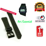 Replacement Strap For Casio 18mm Watch  Fits F91 F94 F105 Black FREE P&P