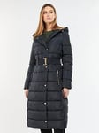 Barbour International Track Line Quilt Jacket - Black, Black, Size 8, Women