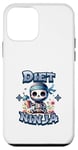 Coque pour iPhone 12 mini Cute Diet Ninja Shake Protéiné Squelette Ninja