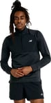 New Balance Men's Athletics Heat Grid 1/2 Zip Black, XXL