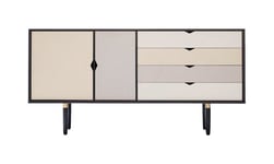 S6 Sideboard - Black Oak/Multicolor