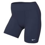 Nike Short W NP Lpp 15,2 cm Mid Thigh Length Tight, Bleu Marine/Noir/Blanc, XL Femme