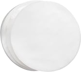 100 Pièces Papier Cuisson Rond 26 cm Parchemin de Cuisson Antiadhésif Imperméable à l'huile Papier à Pâtisserie Résistant à la Chaleur Papier BBQ pour Pizza Air Fryer Griller Burgers (Blanc).[V724]