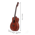 Wooden Guitar Set Easy To Play Acoustic Guitar Set With Gig Bag For Daily Use