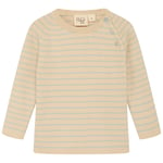 Flöss Flye Stripete Genser Sea Salt/Warm Cotton | Beige | 56 cm