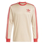 adidas Originals Fotbollströja Trefoil DB - Beige/Röd, storlek X-Large