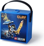 Lego Nexo Knights Lunch Box with Handle Clay Portable Storage Blue 40511734