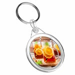 1 X Drink Health Iced Tea Lemonade - Keyring IR02 Mum Dad Birthday Gift #16543