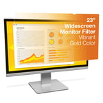 3M GF230W9B Filtre de Confidentialité pour Ordinateur Portable 23" Or