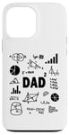 Coque pour iPhone 13 Pro Max Dad Squared Second Time Dad Math Second Power Father