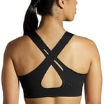 BROOKS 350084001 Dare Crossback Run Bra 2.0 Sports Bra Femme Black Taille 034DE