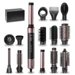 Cecotec Brosse Soufflante avec 14 Têtes, Technologie Coanda CeramicCare 14in1 AirGlam Noir. Brosse Chauffante 1400W, Moteur Numérique, Éliminateur de Frisottis, 3 Températures