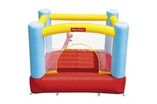 Bestway Fisher-Price Château Gonflable avec Pompe électrique et souffleur continu 200 x 170 x 152 cm, 93549, Couleur, 45 x 41.5 x 41.5 cm