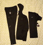 New Balance Tracksuit Set Tenacity Knit NB Dry Hoodie Pants Tee Men's Size Small