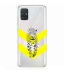 Coque Galaxy S20 PLUS leopard chevron jaune