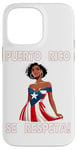 iPhone 14 Pro Max Puerto Rico Se Respeta PR Flag Afro Boricua Dress Protest Case