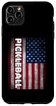 iPhone 11 Pro Max Pickleball American Flag USA Pickle Ball Player Patriotic Case