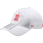 adidas FEF BB Cap A Chapeau Mixte Adulte, White/Light Onix/Active Red, FR : L (Taille Fabricant : OSFY)