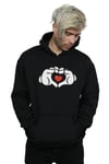 Mickey Mouse Heart Hands Hoodie