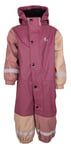 Lindberg Kids' Fagerhult Rain Baby Overall Fleece Pink/Rose, 104