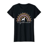 Womens Vizsla Mum For Women Rainbow Hungarian Vizsla Dog Lovers Fun T-Shirt