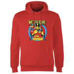 X-Men Wolverine Bio Hoodie - Red - XL - Rouge