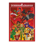 Grupo Erik Dungeons & Dragons The Animated Series Poster - 36 x 24 inches / 91.5 x 61 cm - Shipped Rolled Up - Cool Posters - Art Poster - Posters & Prints - Wall Posters