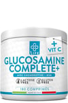 Glucosamine Chondroïtine Msm Et Vitamina C 180 Comprimés PiuLife® Bien-être Du Cartilage, Des Os, Complement Articulation Chondroitine Glucosamine Sulfate, Genoux, Épaule, Coude