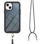 Heltäckande Skal Halsband iPhone 14 svart