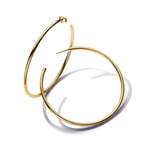 Pandora Essence 14k Gold-plated 65 mm hoops 263312C00