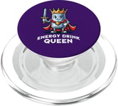 Energy Drink Queen Funny Can of Energy Drink PopSockets PopGrip for MagSafe