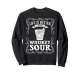 Whiskey Sour Funny Cocktail Drink Recipe Sweatshirt