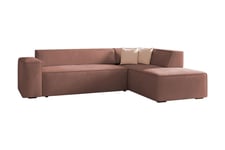 Bezvez 6-sits Soffa Vänster - Rosa Divansoffa & schäslongsoffa Rosa,Beige