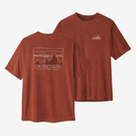 Patagonia Cap Cool Daily Graphic Shirt t-skjorte herre 73 Skyline: Burl Red 45235-SYRX XL 2023