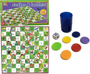 Snakes and Ladders Childrens Board Game Large 35cm x 35cm Traditional Family Fun