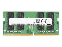 HP - DDR4 - module - 4 Go - SO DIMM 260 broches - 3200 MHz / PC4-25600 - 1.2 V - mémoire sans tampon - non ECC - promo - pour Elite Slice G2 (SODIMM); EliteDesk 705 G5 (SODIMM); EliteOne 800 G5 , 800 G6, 800 G8; ProDesk 400 G5 (SODIMM), 400 G6 (SODIMM),