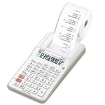 Casio Calculatrice imprimante portable HR-8 RCE - 12 chiffres Blanche