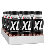 12 x Nutramino Pro XL ProteinShake, 475ml, Choklad, Kort datum