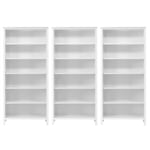 Tlily - 3X 1/10 Bjd Ob11 Miniature Meubles Mini Modèle Bibliothèque/ÉTagère/Casier Accessoires Blanc