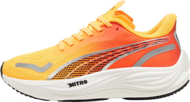 Puma Velocity Nitro 3 Womens Running Shoes Orange Cushioned Comfort Run Trainers