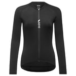 GORE WEAR Women's Breathable Cycling Jersey, Torrent, Fast Moisture Wicking, Long Sleeve Road Bike Style Cycling Shirt, Black, 34