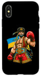 Coque pour iPhone X/XS Boxe Boxeur Ukrainien Drapeau de l' Ukraine