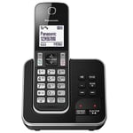 Panasonic KX-TGD320 Cordless Home Phone Call Blocker Answering Machine BLACK