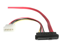 Startech.Com 18In Sas 29 Pin To Sata Cable With Lp4 Power - 18In Sas 29 Pin To Sata Cable - 18In Sff 8482 To Sata (Sas729pw18) - Sata/Sas-Kabel - 4 Pin Intern Effekt, 29-Stifts Intern Sas (Sff-8482) Till Sata (R) - 46 Cm - Röd - För P/N: Drw150sasbk