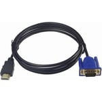 hdmi vers vga hdmi or mâle vers vga câble mâle 1,8 m