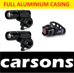 Two front lights & rear ruby bike LED light set for mountain bicycles bikes MTB