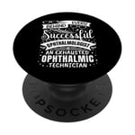 Ophthalmic Technician Tech Eye Care Professional Optométrie PopSockets PopGrip Interchangeable