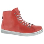 Andrea Conti 0341500 Chaussures à Lacets Femme, Pointure:40 EU, La Couleur:Rouge