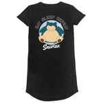 Pokemon Womens/Ladies Sleeping Snorlax T-Shirt Dress - XL